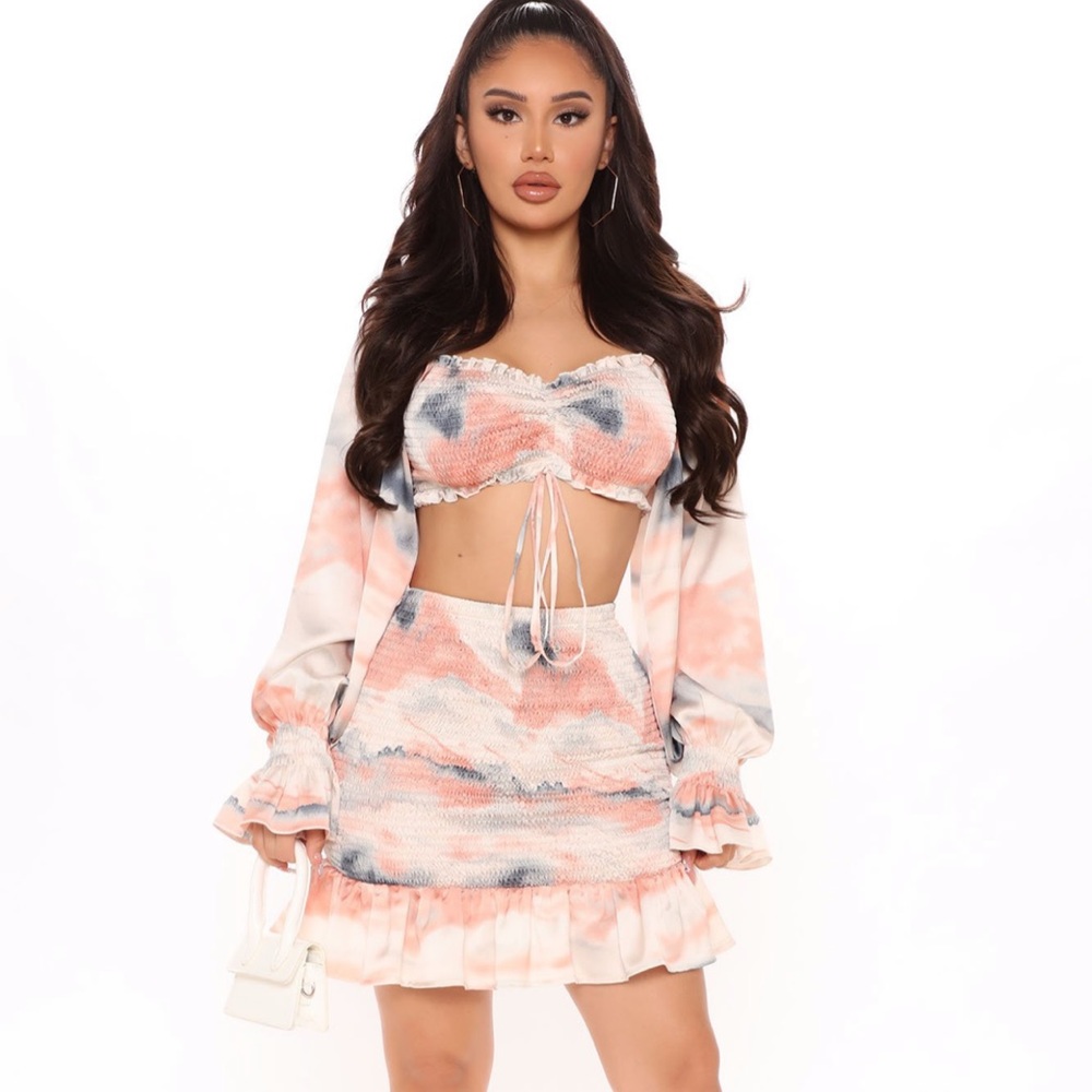 Conjunto de dos piezas falda y top